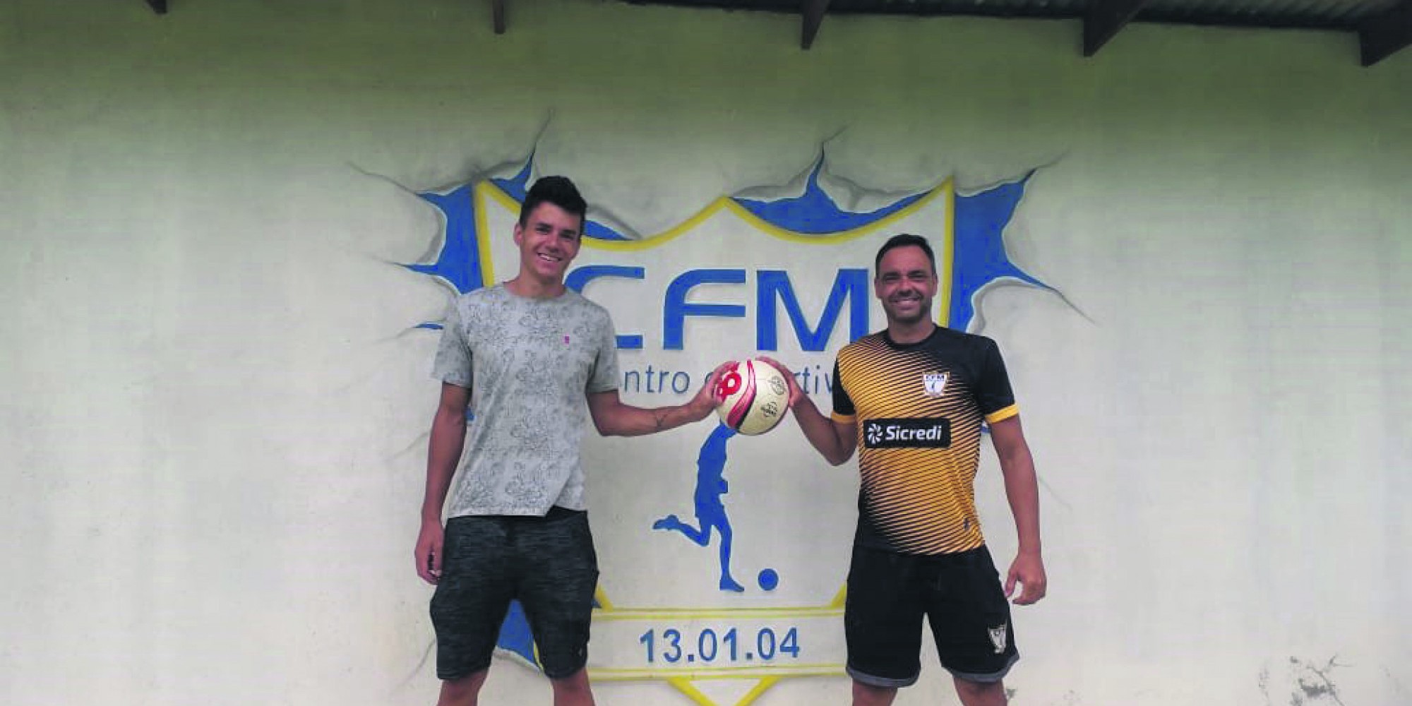Kevin Lansini prestigiou seu ex-treinador Fernando Radaelli Kevin Lansini prestigiou seu ex-treinador Fernando Radaelli