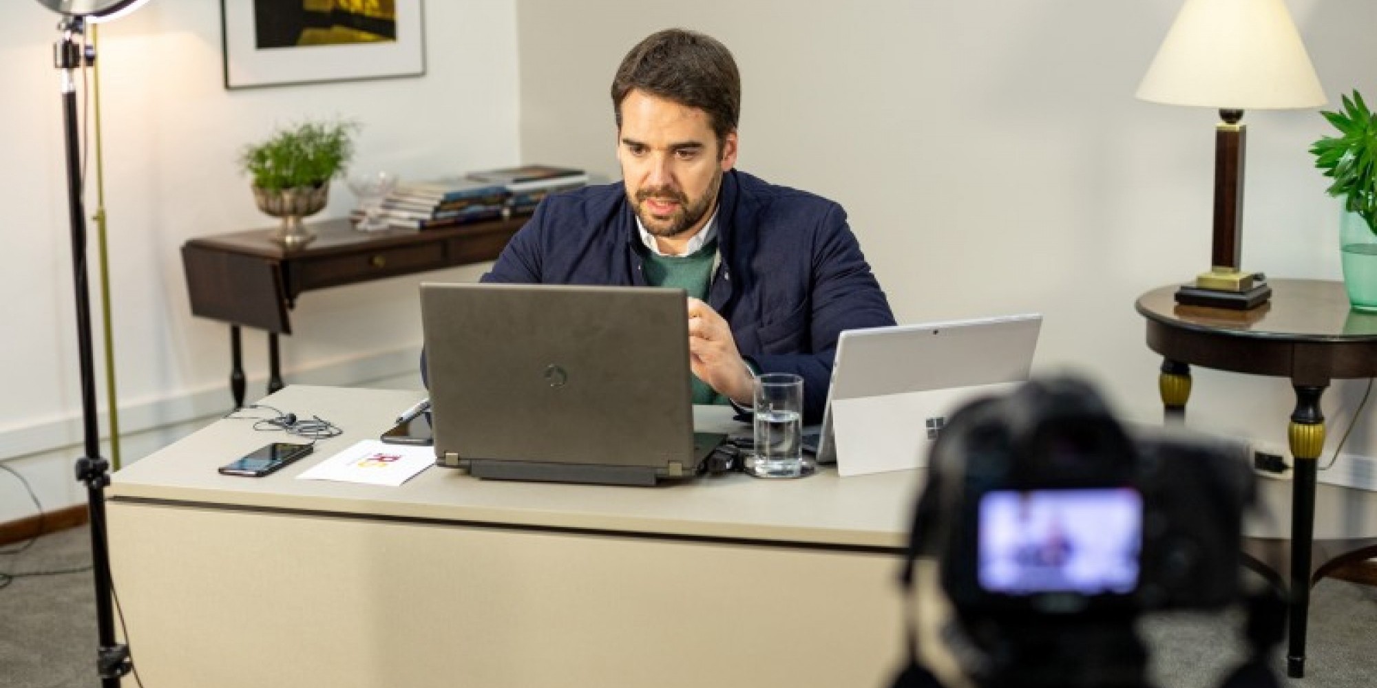 Leite disse que a sociedade, e não o governo sozinho, vencerá a crise e superará a pandemia 