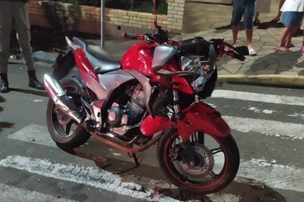 Acidente no início da madrugada da segunda-feira (1º) em Encantado