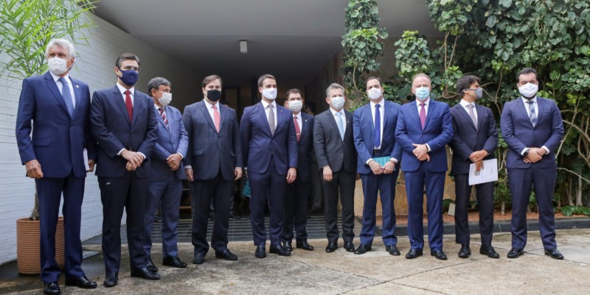 Leite e outros governadores estiveram reunidos em Brasília com Maia e Alcolumbre para tratar da vacina da Covid-19