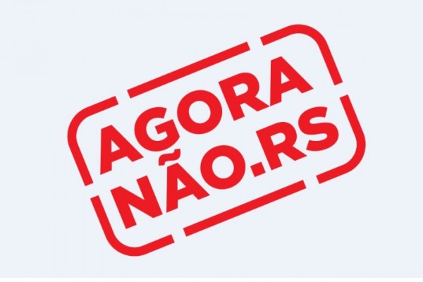  “AGORANÃO.RS” é a mensagem que estampa as novas peças publicitárias do governo
