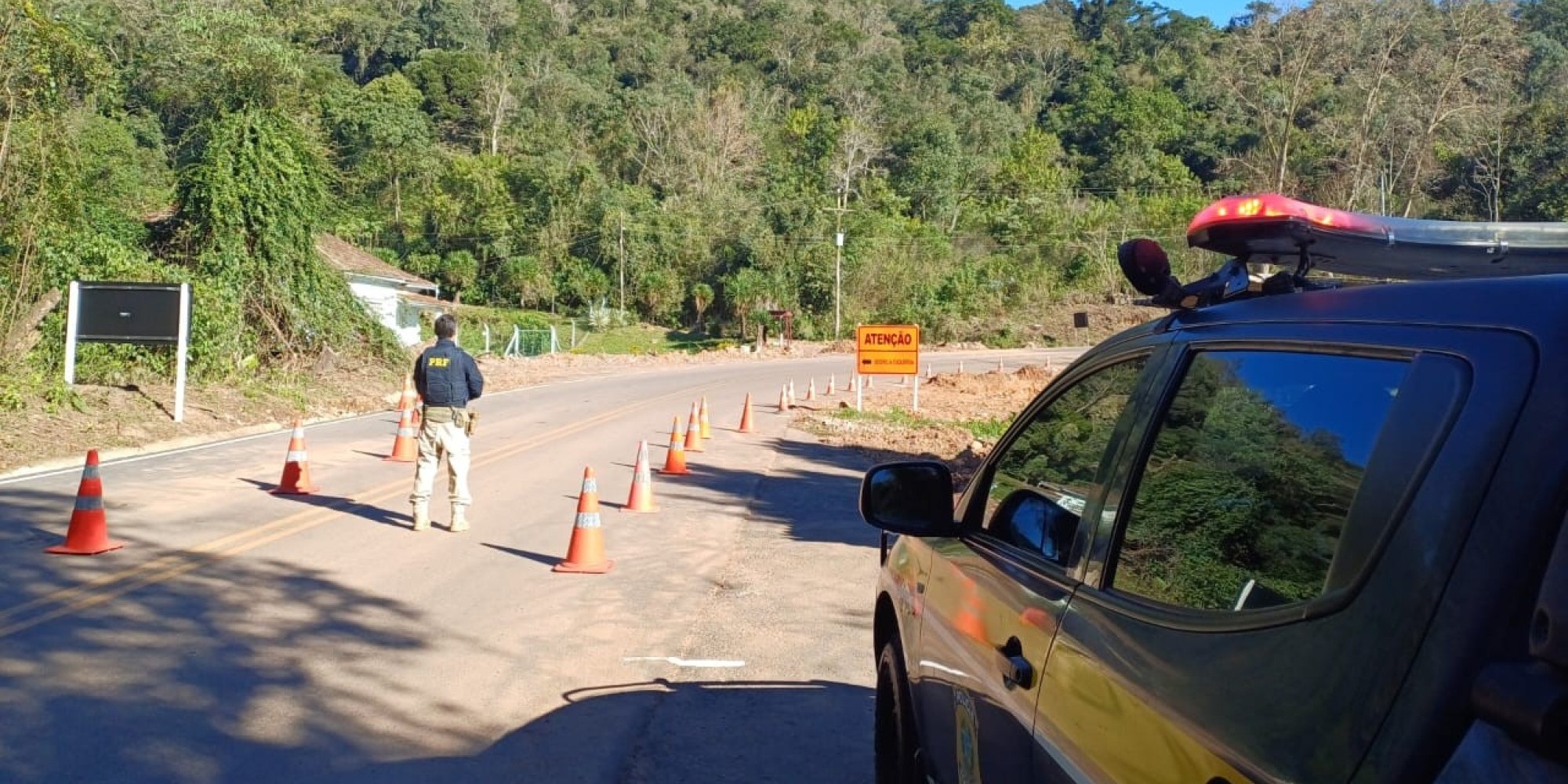BR-470, entre Veranópolis e Bento Gonçalves, foi liberada parcialmente nesta terça-feira