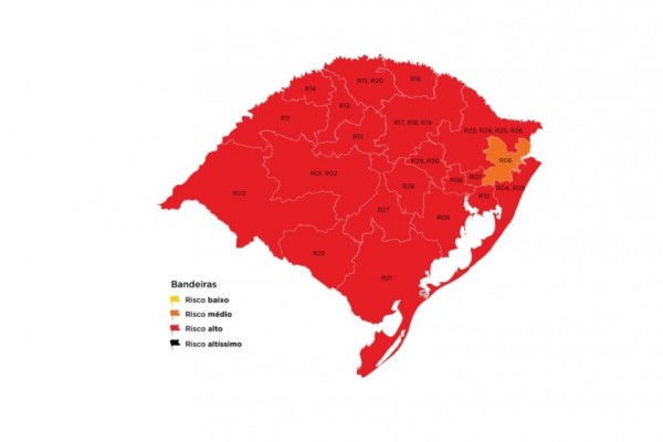 Pedidos foram indeferidos em função da contínua redução de leitos livres e do aumento da ocupação de leitos de UTI nas macrorregiões