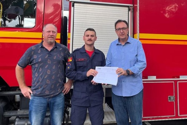 Bombeiros utilizarão valor da campanha “UVB Solidária” para aquisição de equipamentos