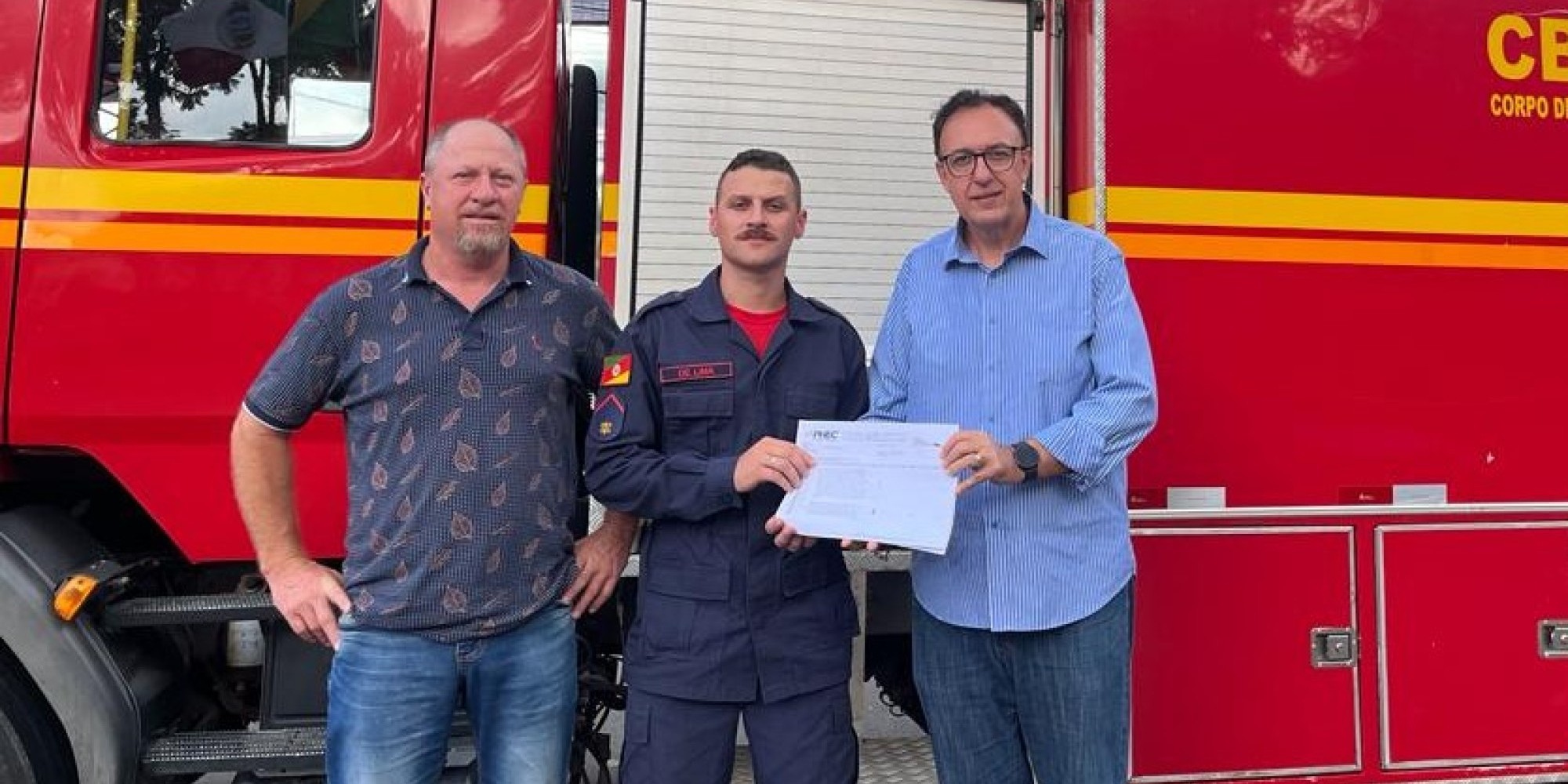 Bombeiros utilizarão valor da campanha “UVB Solidária” para aquisição de equipamentos