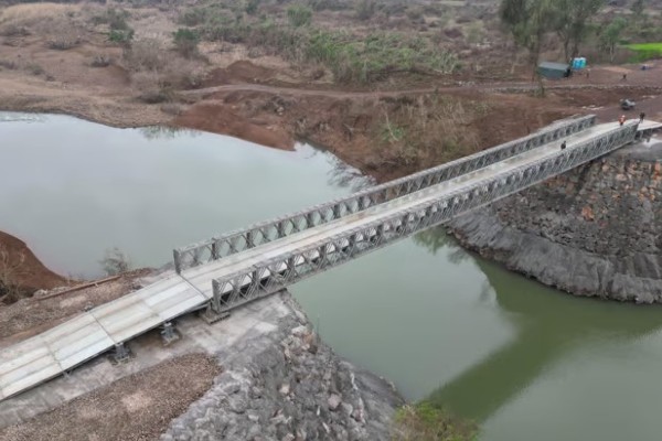 Concluída pelo Exército a construção de ponte entre Arroio do Meio e Lajeado