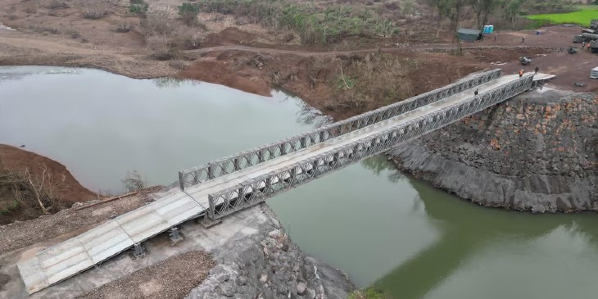 Concluída pelo Exército a construção de ponte entre Arroio do Meio e Lajeado