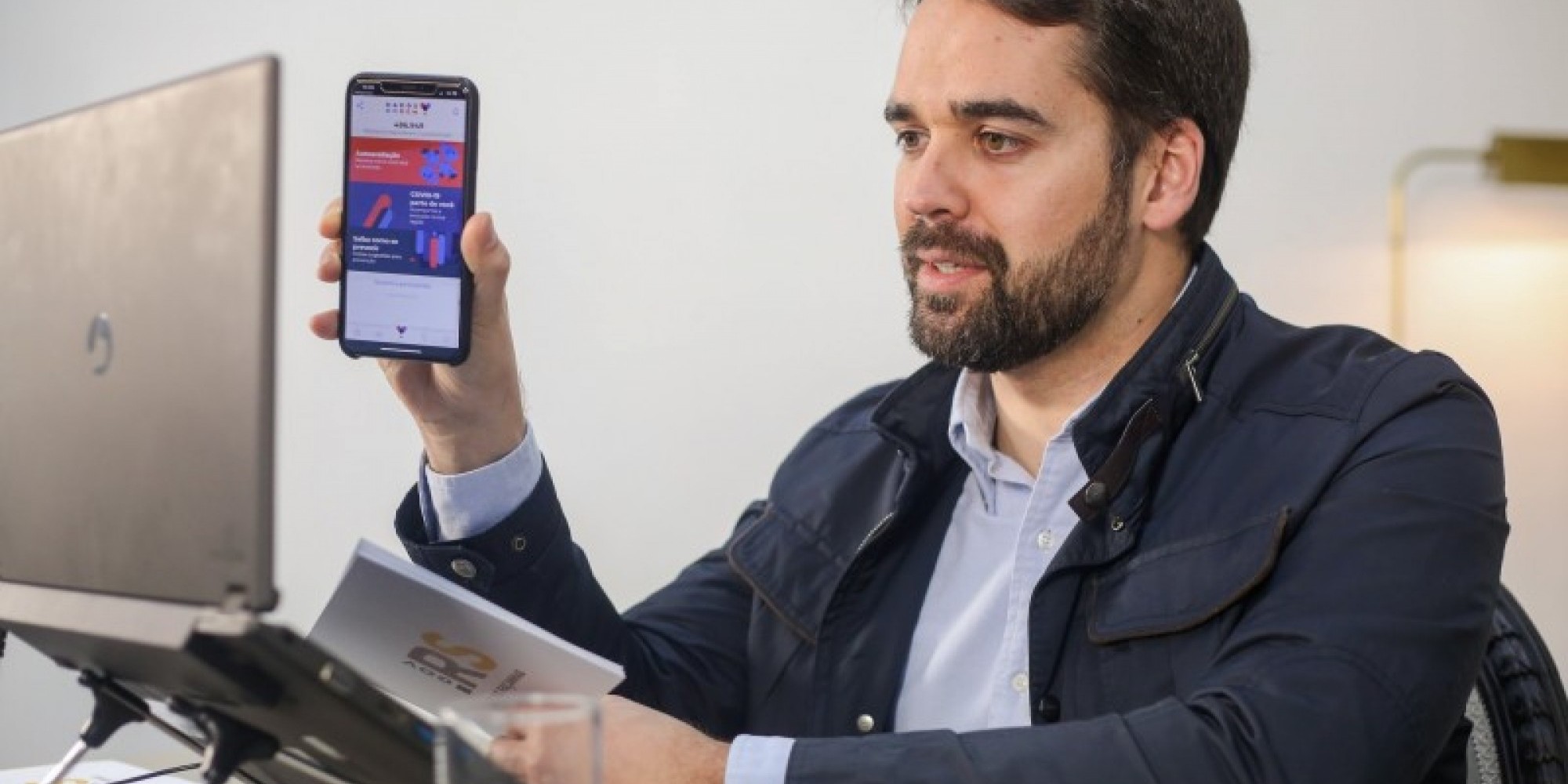  Governador apresentou o aplicativo Dados do Bem, ferramenta desenvolvida por médicos, pesquisadores e cientistas