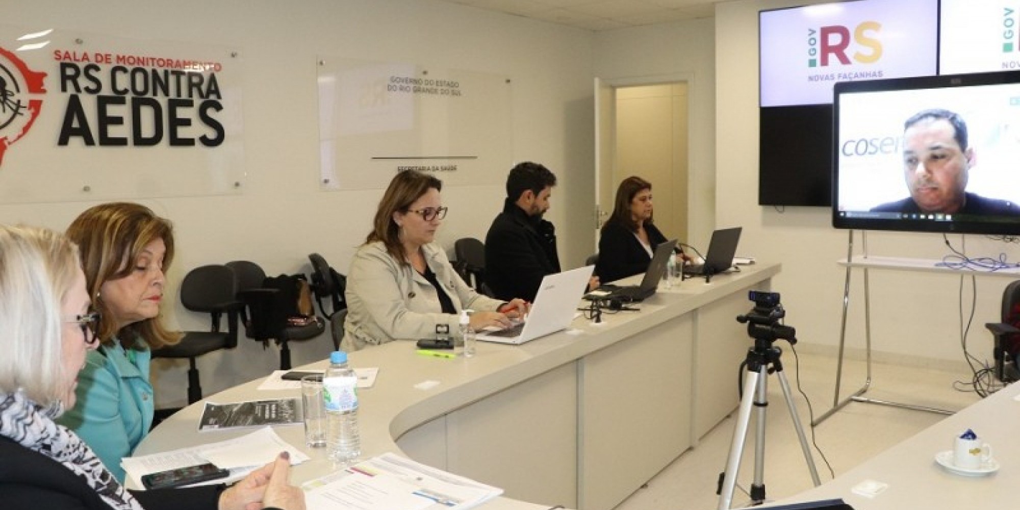  Assunto foi tratado em reunião da SES com integrantes do Cosems/RS e secretários municipais de Saúde