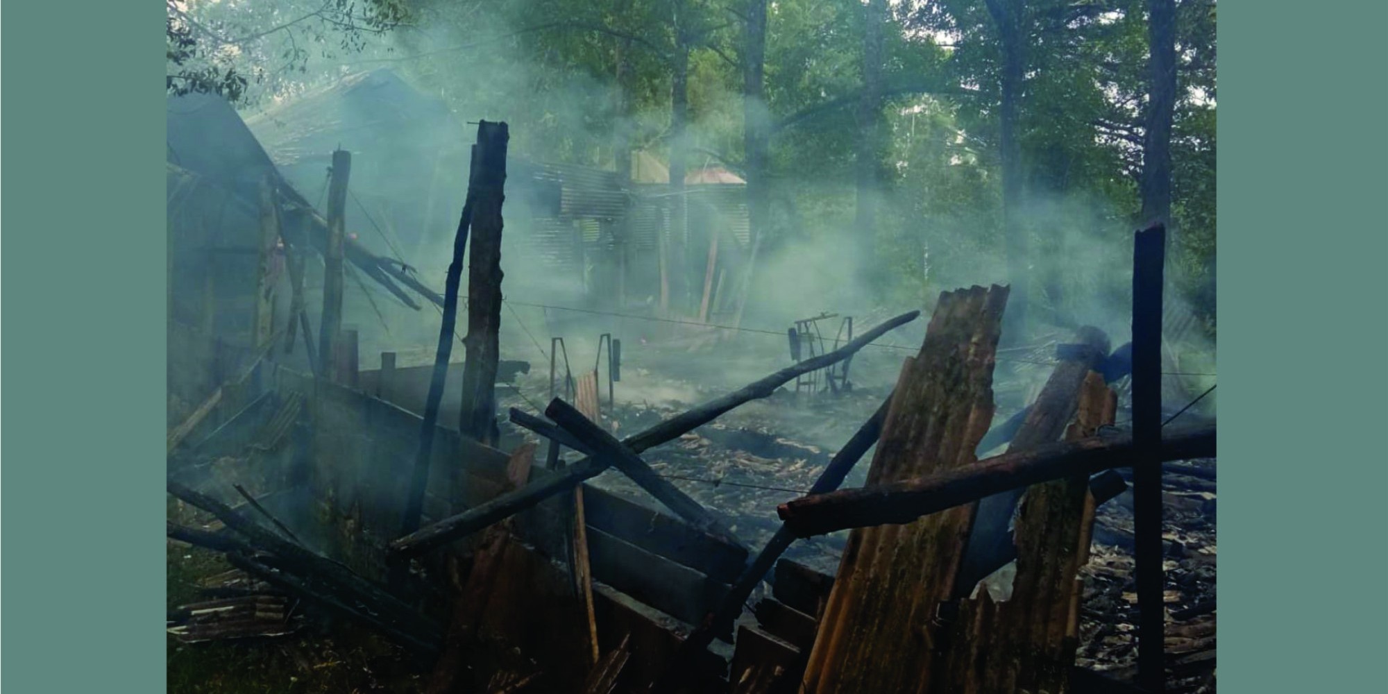 Incêndio atinge pocilga de suínos na Linha Argola em Encantado