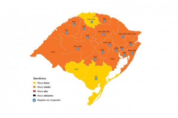 Mapa preliminar foi divulgado na sexta-feira