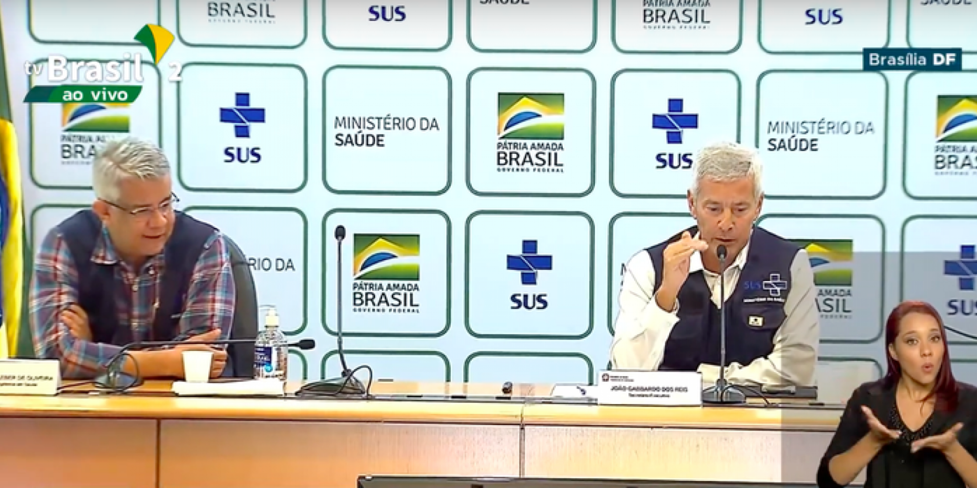  Secretários dos Ministério da Saúde atualizam informações sobre a pandemia do Covid-19