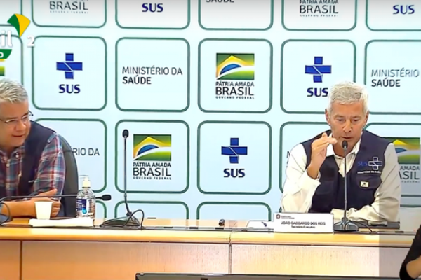  Secretários dos Ministério da Saúde atualizam informações sobre a pandemia do Covid-19
