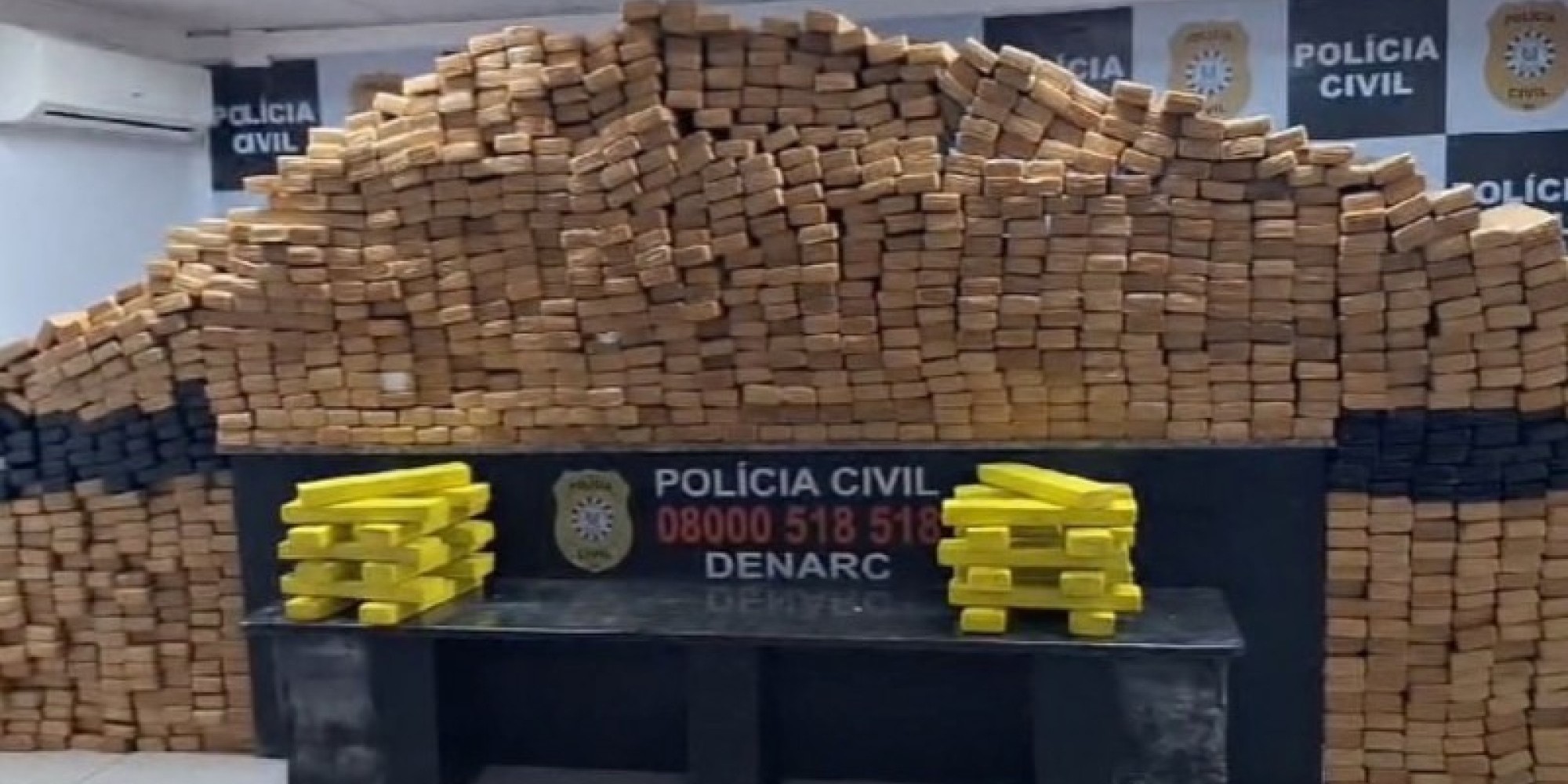 PRF apreende mais de uma tonelada de maconha na BR-386, em Tabaí