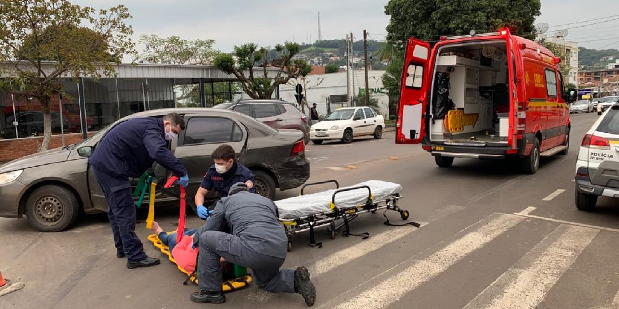 Acidente ocorreu na tarde desta sexta-feira