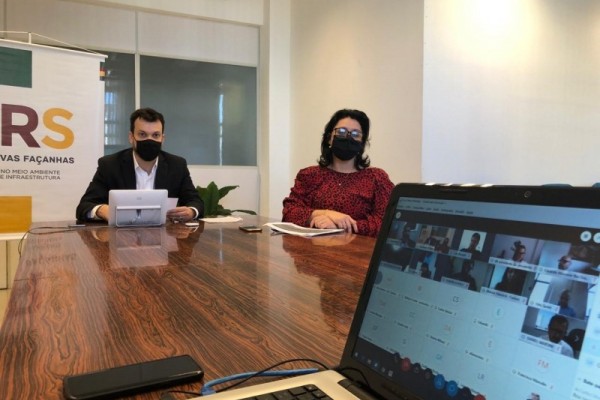 Secretário Artur Lemos Júnior e a presidente da Fepam, Marjorie Kauffmann, participaram de Fórum, realizado on-line