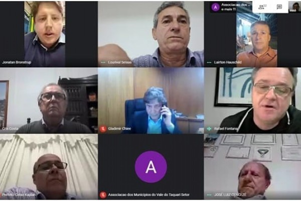  Nesta terça, Amvat, Famurs e secretário de Articulação e Apoio aos Municípios participam de uma videoconferência