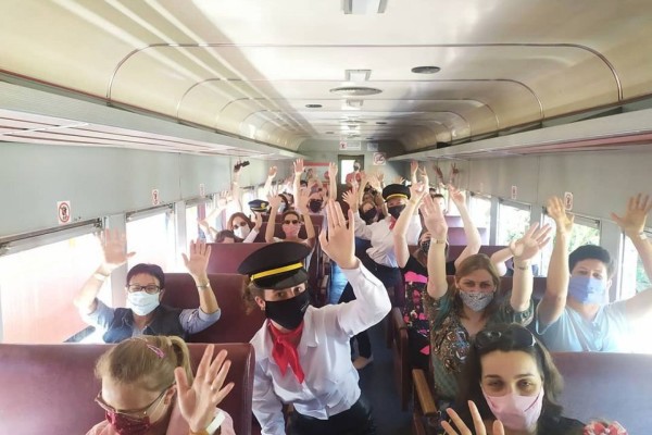 Número de participantes ficou dentro do esperado pela coordenação do Trem dos Vales
