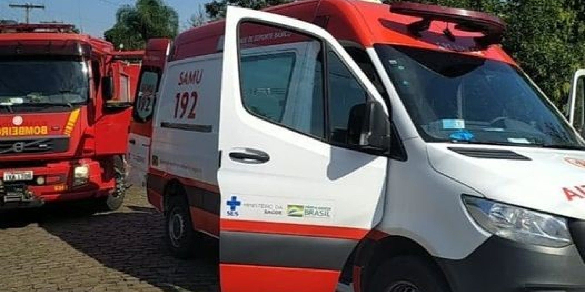 Homem sofre queda de andaime na manhã desta sexta-feira (12) em Encantado