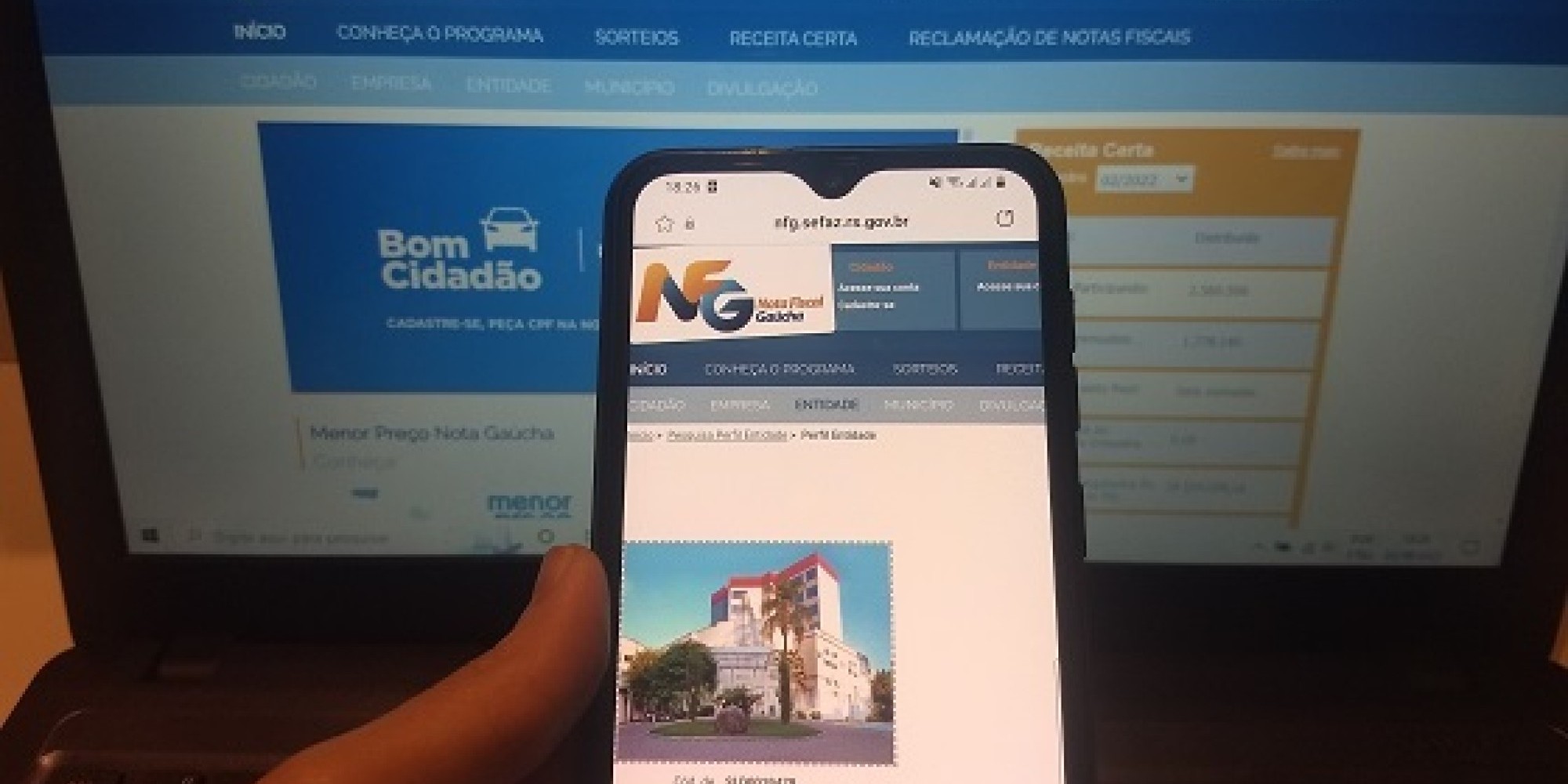 Cidadãos podem indicar o HBST para receber recursos do Nota Fiscal Gaúcha