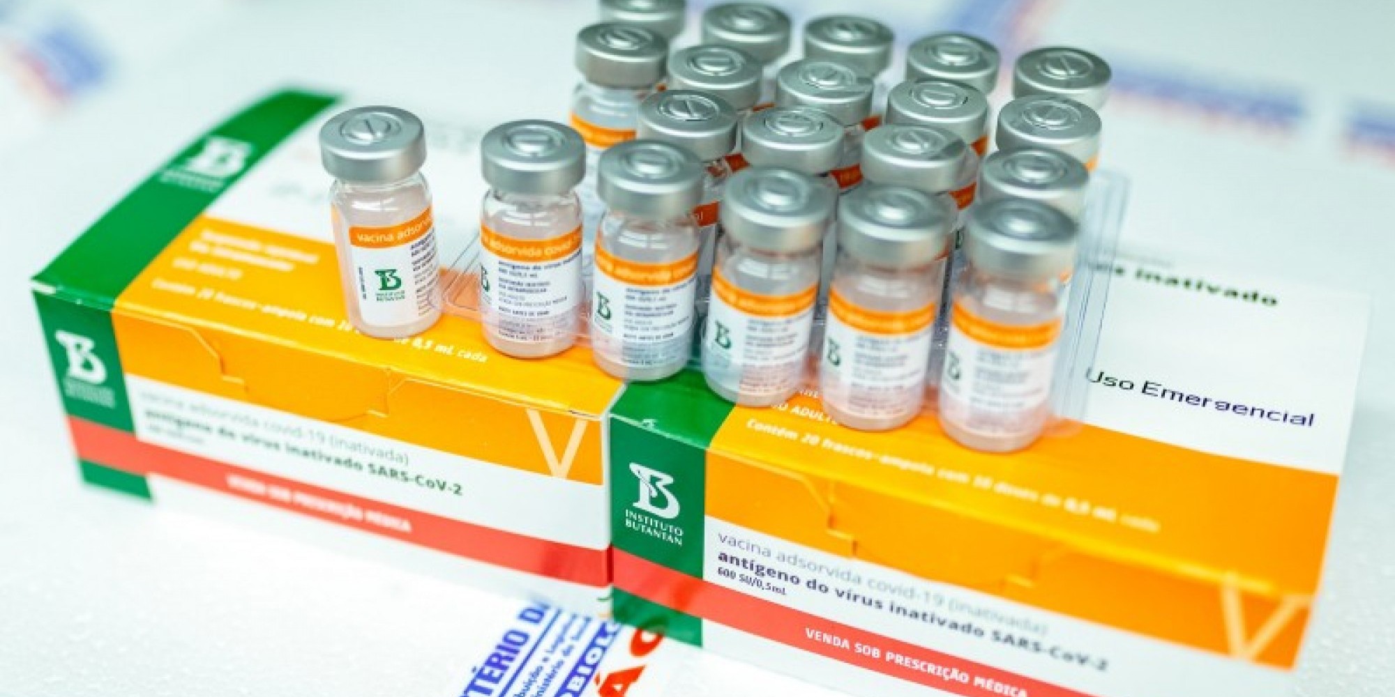  As 127,6 mil doses de Coronavac que chegaram ao Estado serão destinadas à aplicação da segunda dose