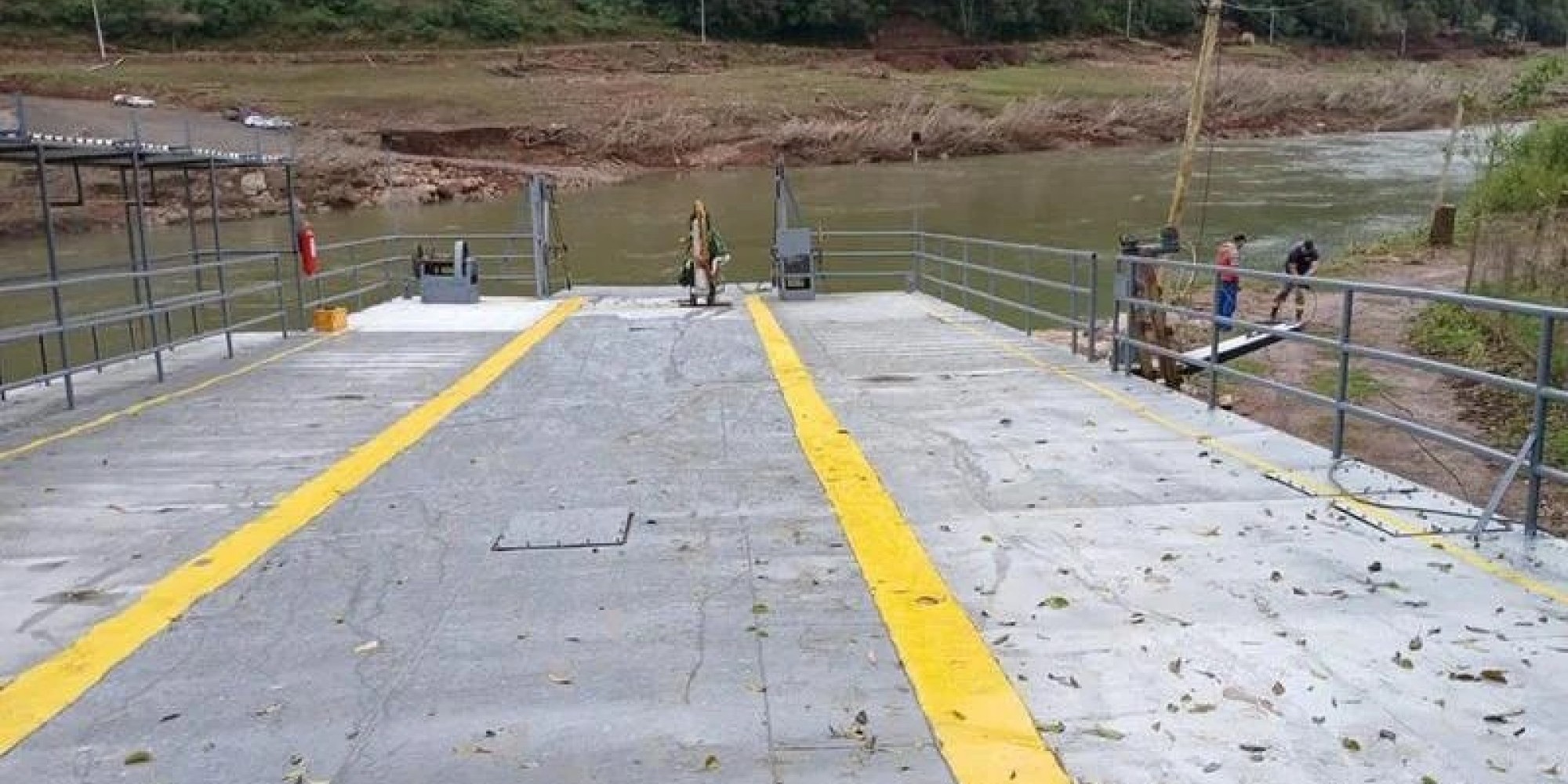 Balsa de São Valentim do Sul voltou a operar