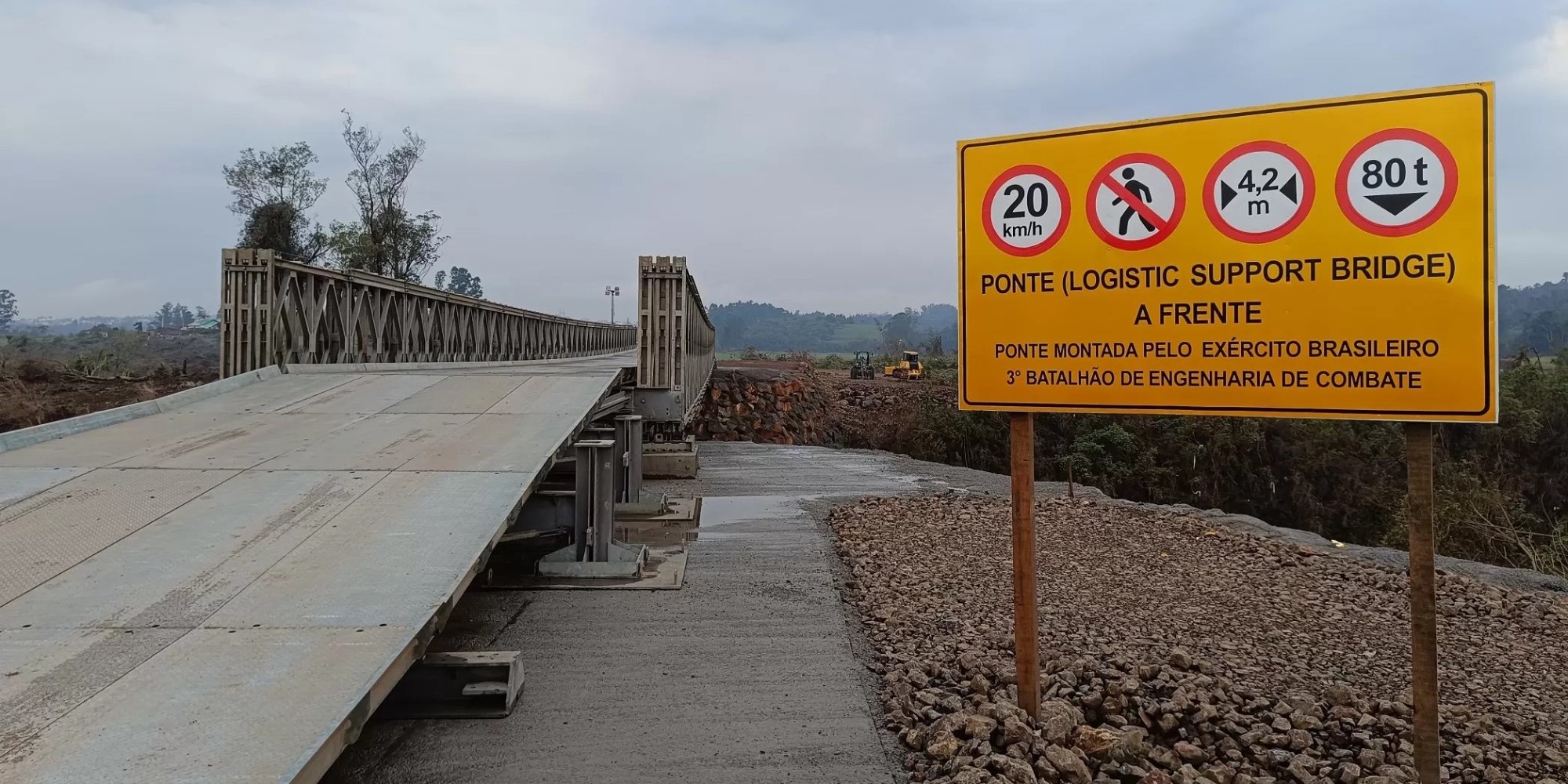 Ponte do Exército sobre o Forqueta agora funciona o dia todo