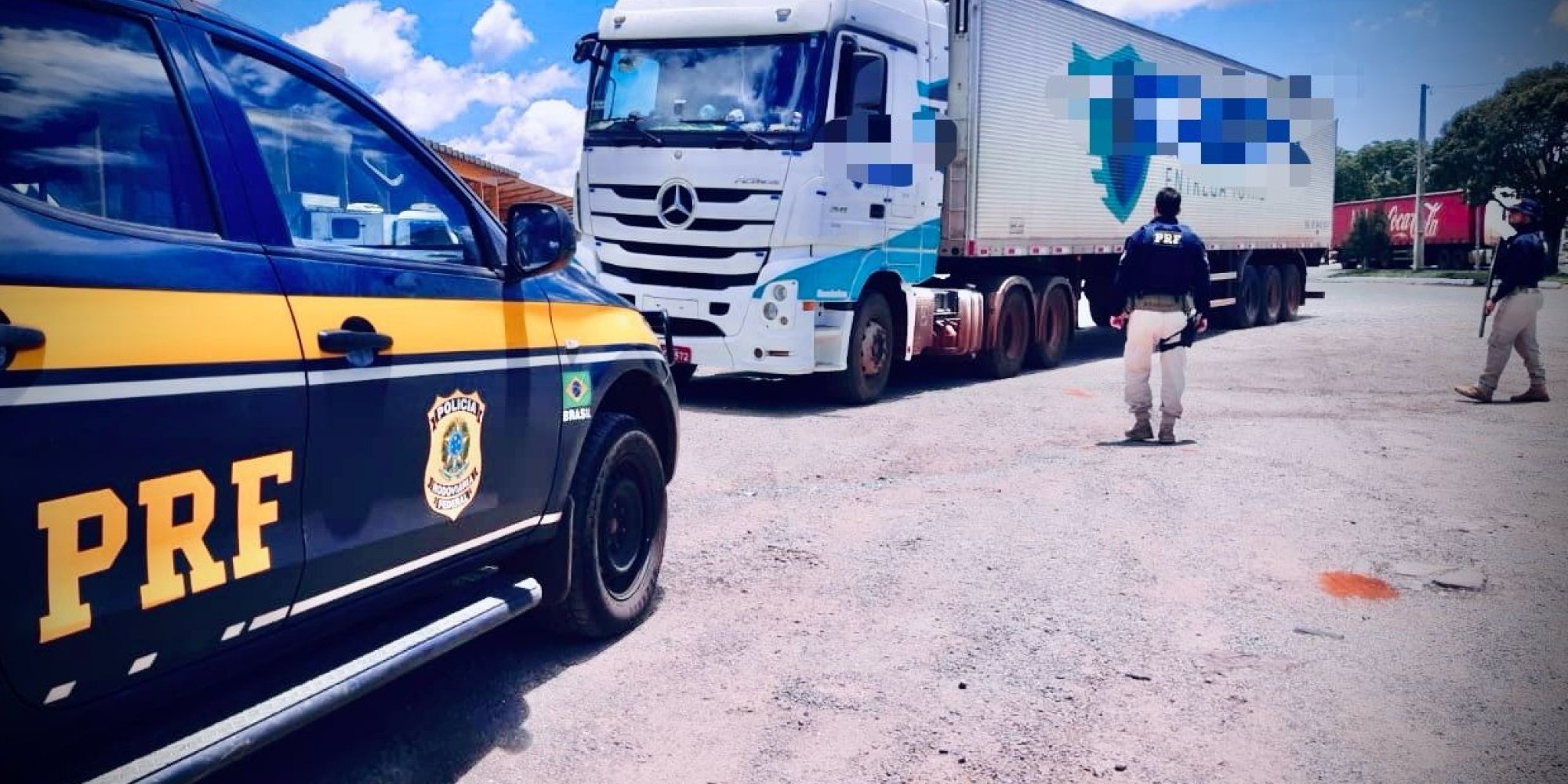 PRF prende motorista de carreta embriagado na BR 386 em Fontoura Xavier