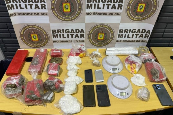 Dois homens são presos por tráfico de drogas em Encantado