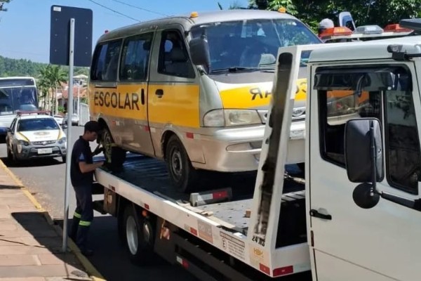 BM em Taquari intensifica fiscalização do transporte escolar clandenstino