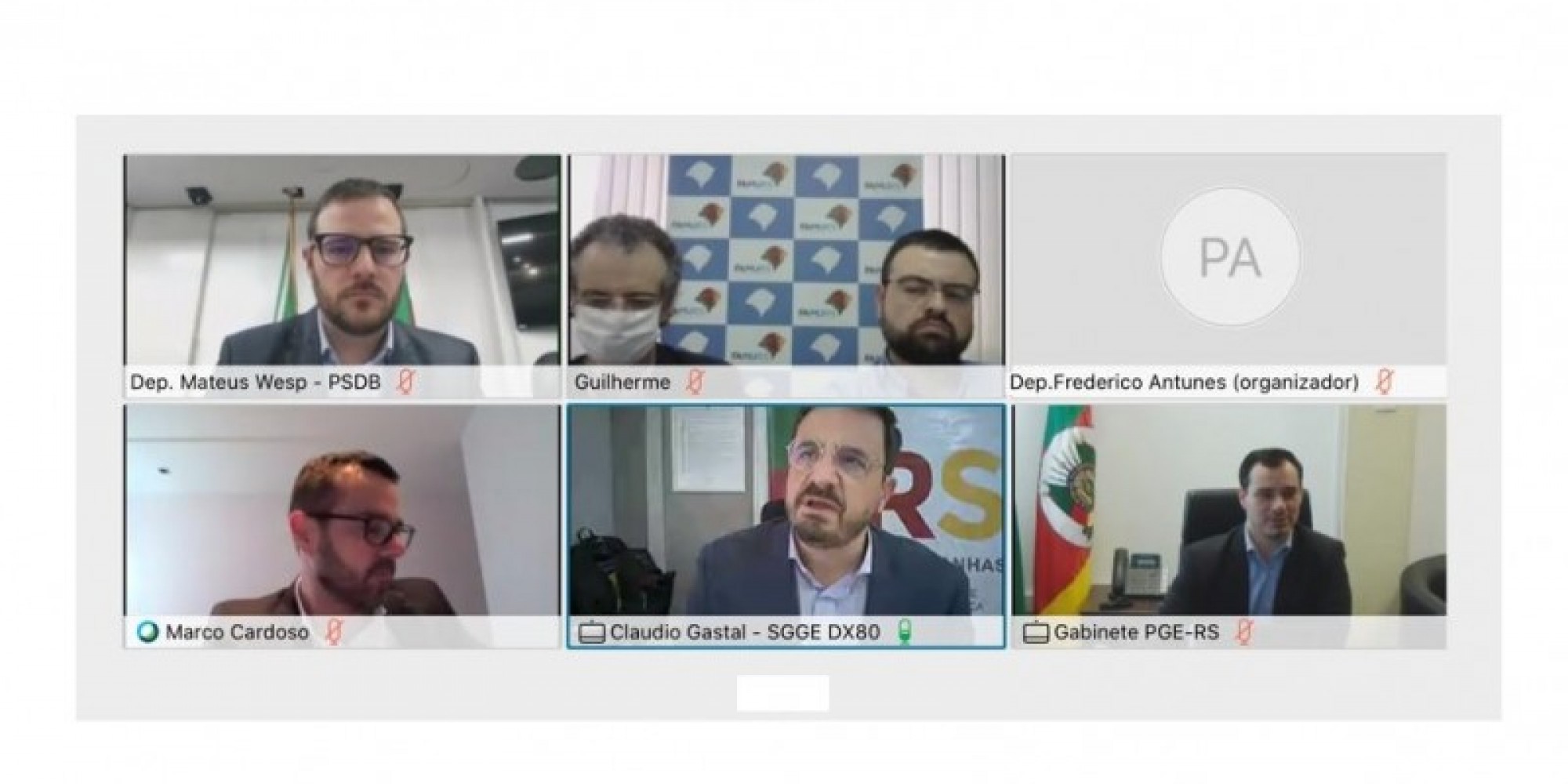 Reunião da Comissão de Finanças, Planejamento, Fiscalização e Controle da Assembleia foi realizada por videoconferência Reunião da Comissão de Finanças, Planejamento, Fiscalização e Controle da Assembleia foi realizada por videoconferência