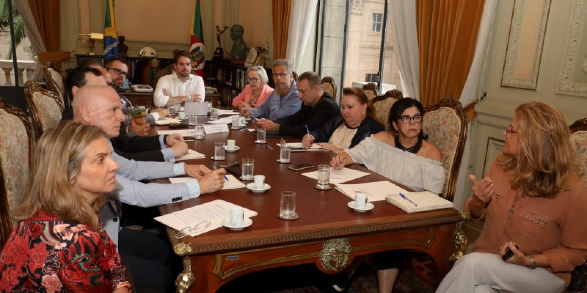 Medidas foram tomadas durante reunião de secretariado, na manhã desta segunda (16), no Palácio Piratini Medidas foram tomadas durante reunião de secretariado, na manhã desta segunda (16), no Palácio Piratini
