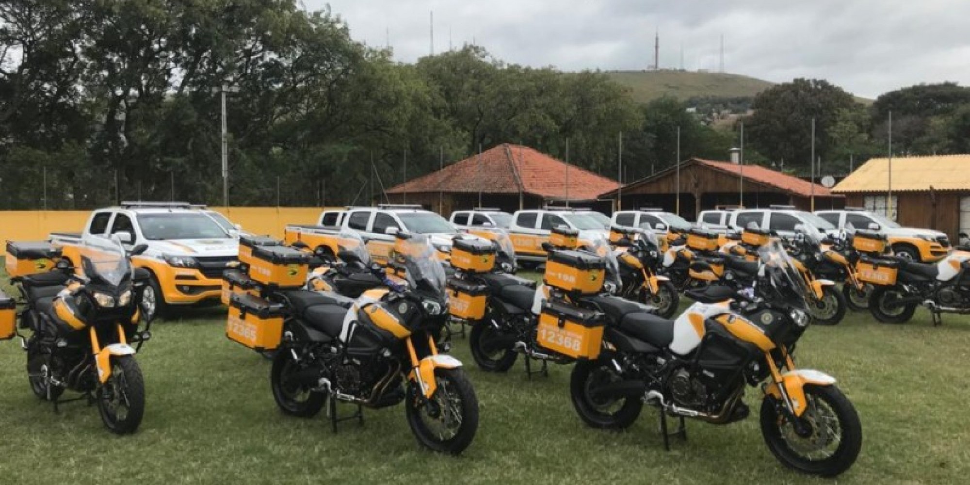 Foram entregues 23 veículos Chevrolet S10 e 12 motocicletas Yamaha XT1200 Super Teneré Foram entregues 23 veículos Chevrolet S10 e 12 motocicletas Yamaha XT1200 Super Teneré