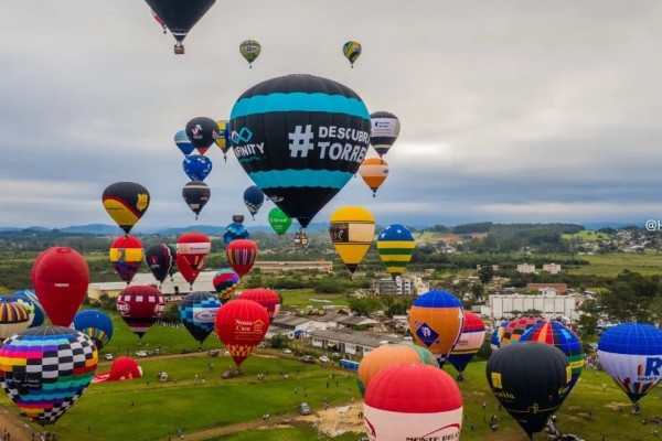 Encantado receberá Festival de Balonismo no seu aniversário