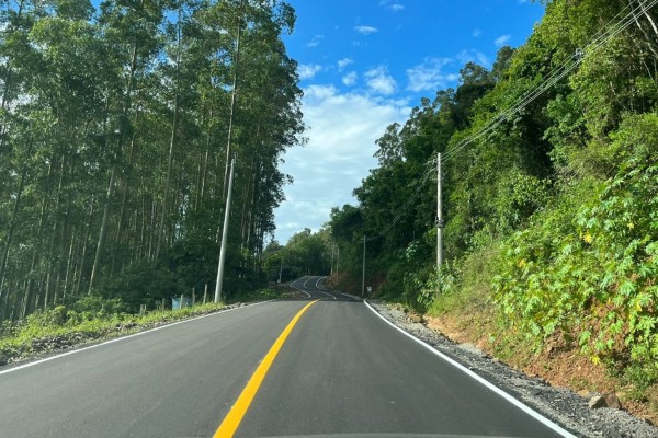Asfalto Comunitário: Pavimentação na Linha Chiquinha será inaugurada no sábado