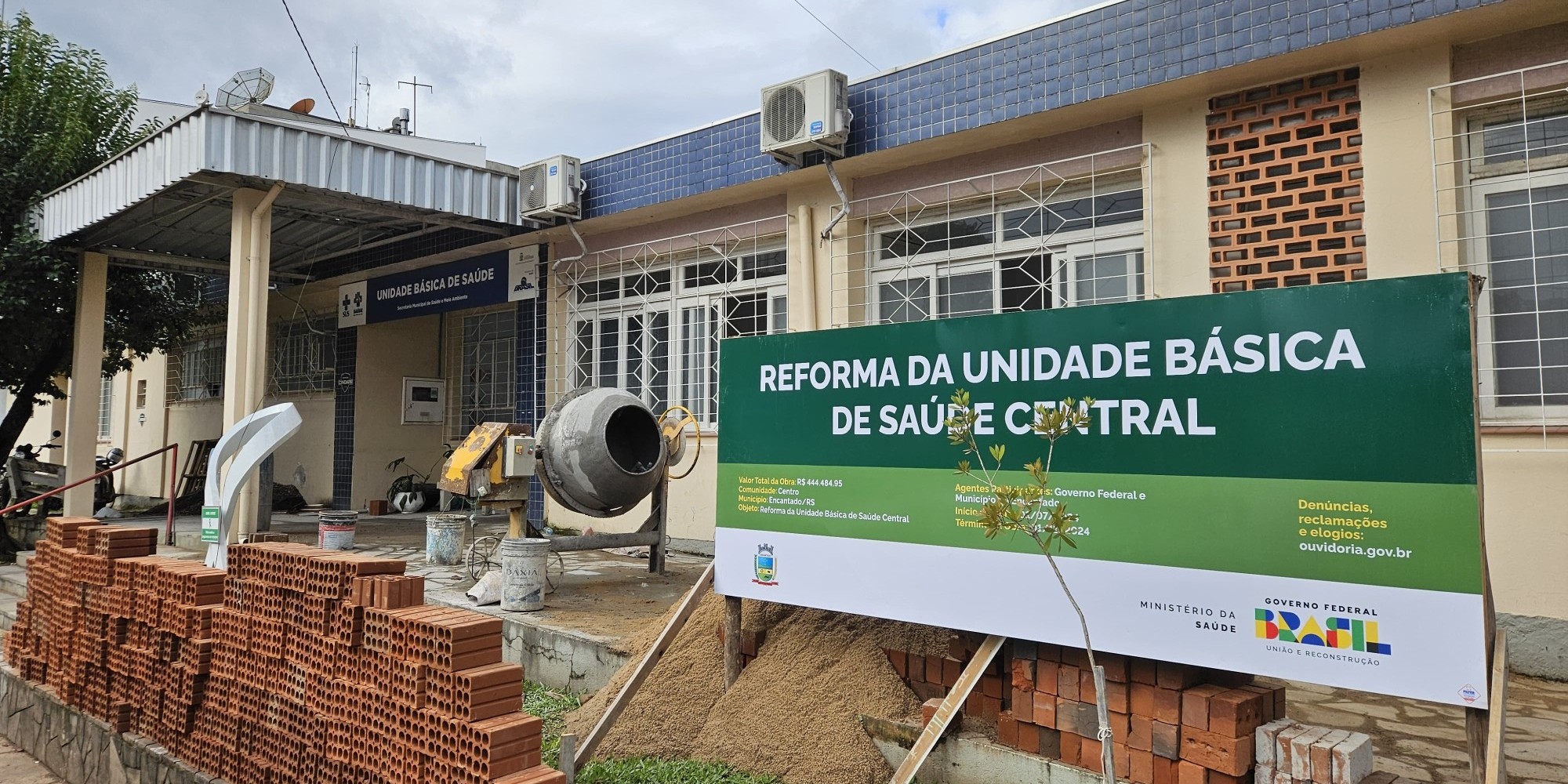 Reforma do Posto Central trará melhorias para o atendimento em saúde pública