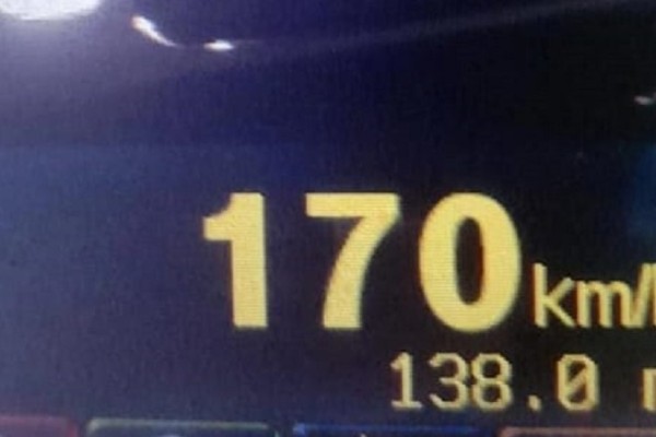 PRF flagra motorista dirigindo a 170 km/h na BR-116 em Novo Hamburgo