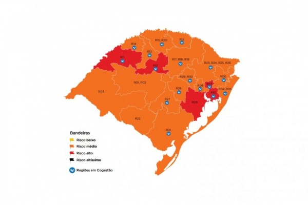 Mapa preliminar foi divulgado na sexta-feira