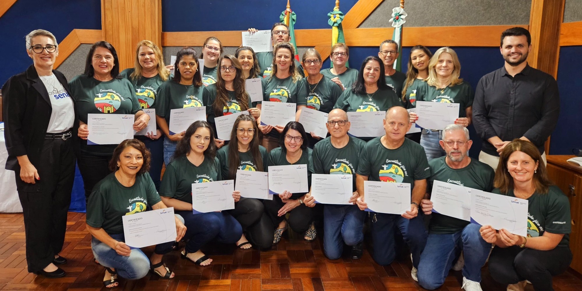 Alunos do curso Desenvolvendo Agentes de Turismo recebem certificados