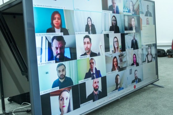 A formatura dos novos servidores públicos foi realizada por videoconferência