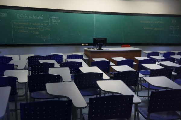 aulas presenciais foram suspensas devido a pandemia do Coronavírus