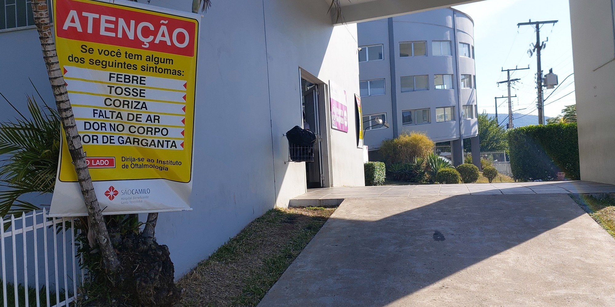 Paciente está internado no hospital de Encantado Paciente está internado no hospital de Encantado