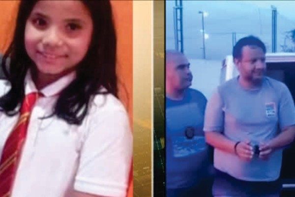 Pai que teria matado a filha de 9 anos é preso e sorri