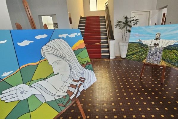 Casa de Cultura de Encantado receberá exposição Cristo Protetor em Telas de Construção