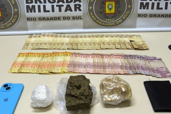 Homem é preso por tráfico de drogas em Roca Sales
