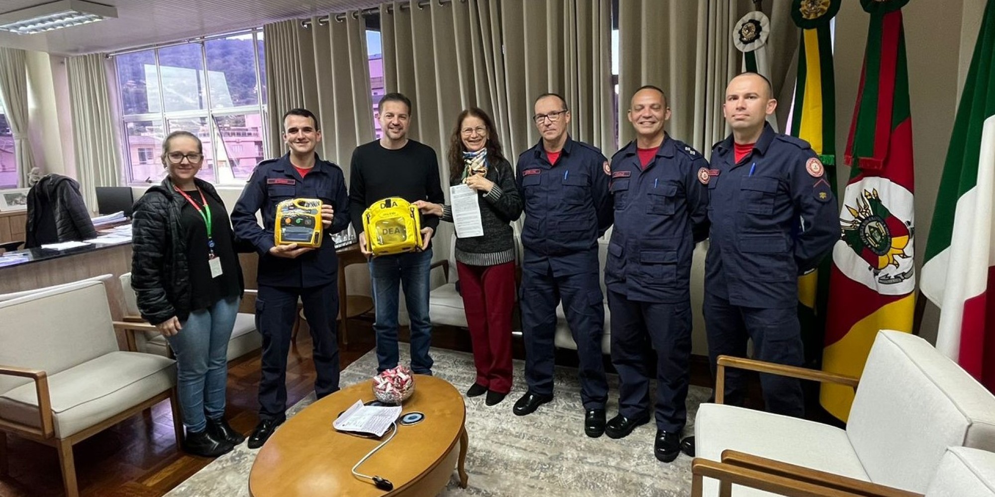 Encantado cede área de terras para o Corpo de Bombeiros