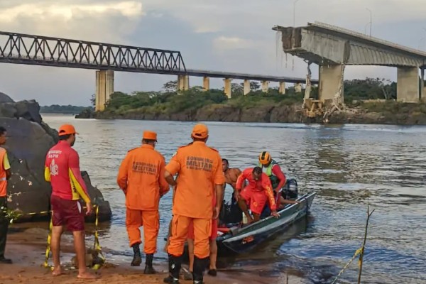 Ponte entre Tocantins e Maranhão desaba com uma morte confirmada