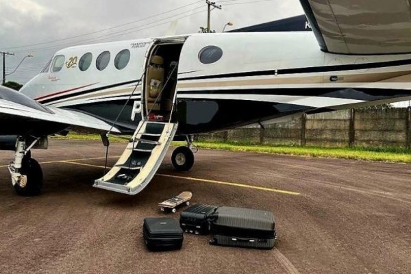 Avião com cocaína é apreendido pela PF no aeroporto regional de Caxias do Sul