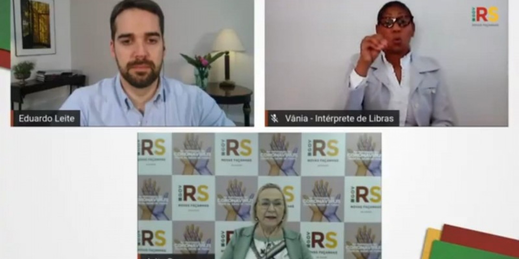 Anúncio dos repasses foi feito pela secretária Arita durante live com o governador Eduardo Leite