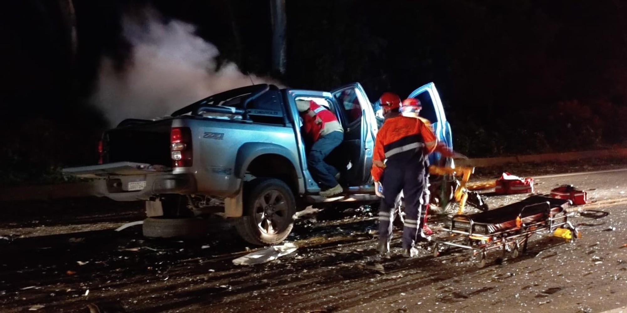 Acidente na RSC-453 deixa dois mortos e outros três feridos em Farroupilha